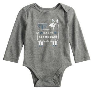 Baby Holiday Long-Sleeve Bodysuit by Jumping Beans Size 3 mos  New w/Tags